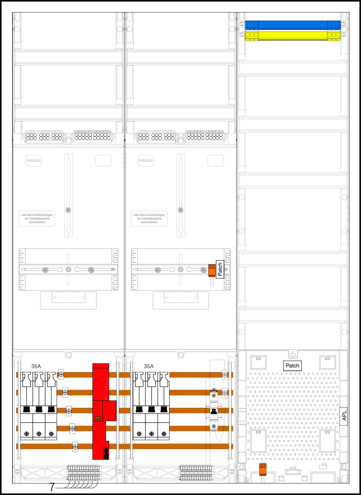 1St. F-Tronic 3HZ732APZ35B10S1ÜS 3HZ732APZ35B10S1ÜS, 2 ZP, 1 VAPZ inkl. APL,SLS 35A, ÜSS, SPVGB10, S1, 2 PPV, 1 PL150 7190551