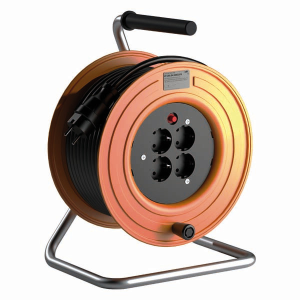 1St. Schill HT 280.S4.50KG315 Kabeltrommel aus Stahlblech mit 4-fach
