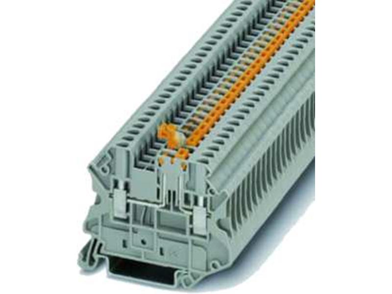 1St. Phoenix UT 2,5-MT-P/P Messertrennklemme mit Prüfbuchsenschrauben zur Aufnahme von Prüfsteckern 400 V 20 A S