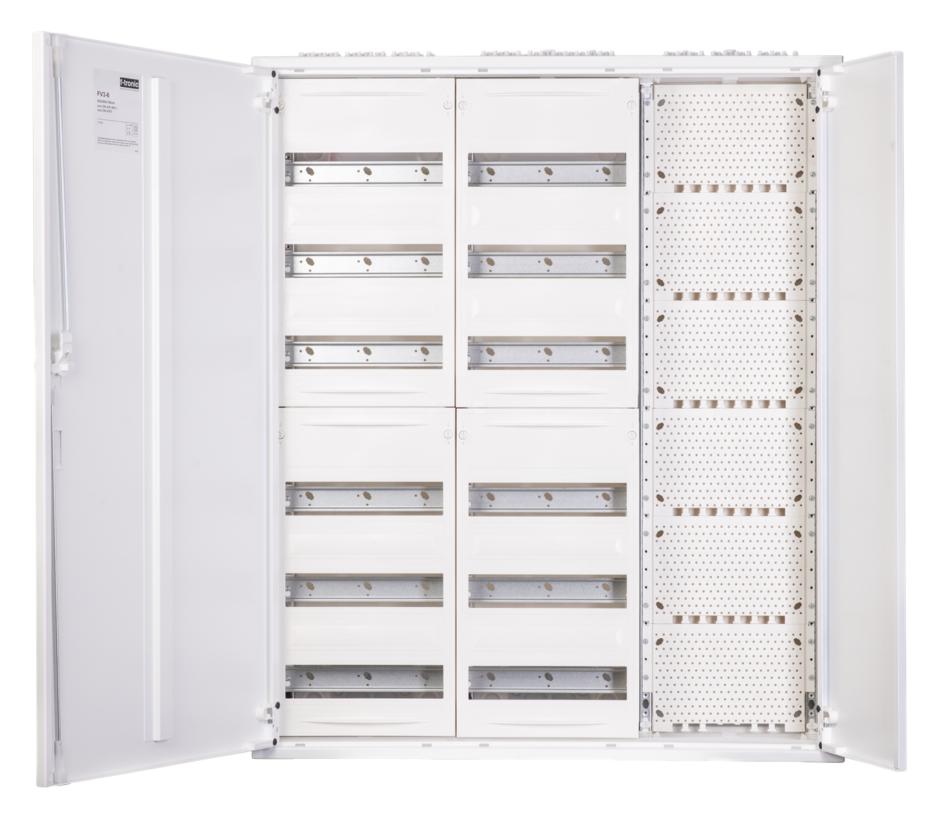 1St. F-Tronic FV3-6-M1 AP Medienverteiler FV3-6-M1, 3-feldrig, 6r, mit MVAP1 7110181