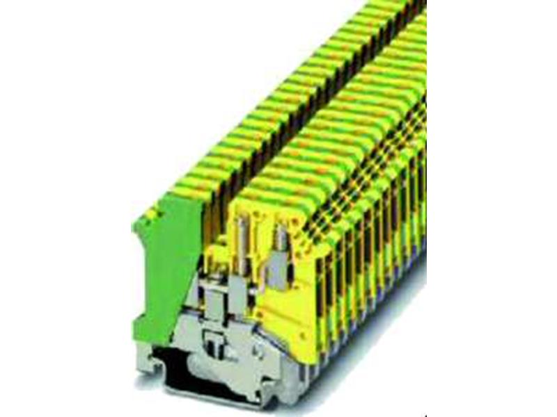 1St. Phoenix Schutzleiter-Reihenklemme-UK 5-TWIN-PE