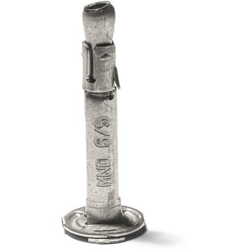 100St. NEWLEC NND6_45M.01 Nageldübel Metall, Länge 45mm, für 6mm-Bohrung
