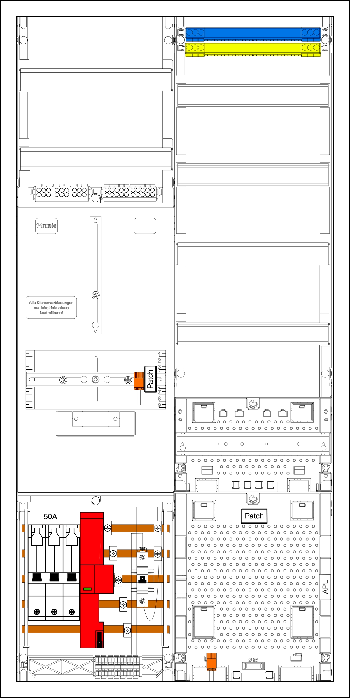 1St. F-Tronic 3HZ721APZRFZ50B10ÜS 3HZ721APZRFZ50B10ÜS, 1 ZP, 1 VAPZRFZ inkl. APL, SLS 50A, SPVGB10, ÜSS, 2 PPV, 1 PL100 7190121