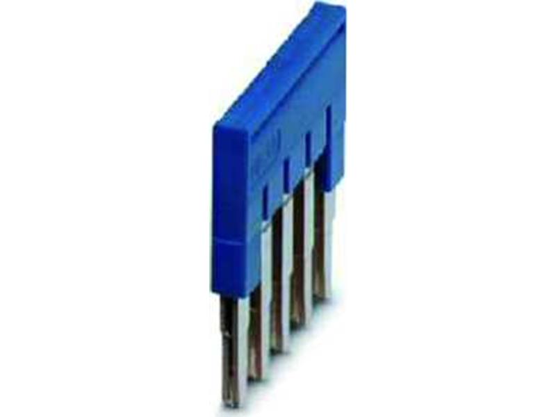 10St. Phoenix Contact FBS 5-5 BU Steckbrücke Rastermaß: 5,2mm Polzahl: 5 blau 3036903