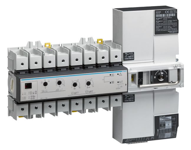 1St. Hager HIC406A Automatische Lastumschalter mit Schaltstellungsanzeige 4P 63A 400V 1St. Hager HIC406A Automatische Lastumschalter mit Schaltstellungsanzeige 4P 63A 400V