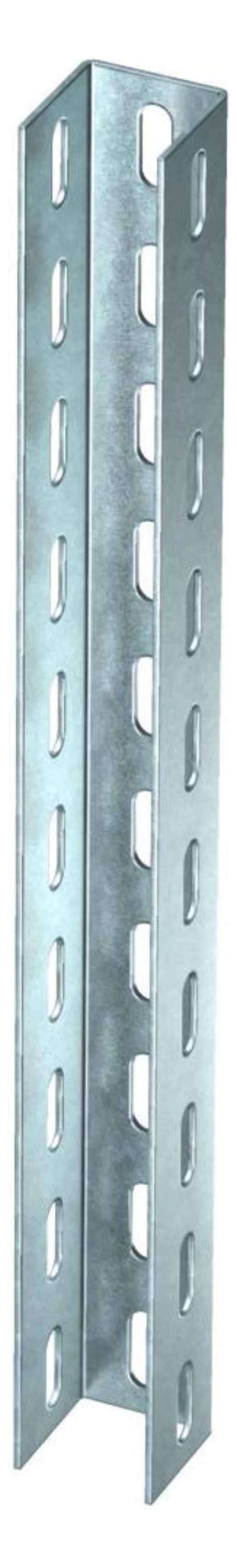 1St. OBO Bettermann US 5 40 FT U-Stiel 3-seitig gelocht 50x50x400