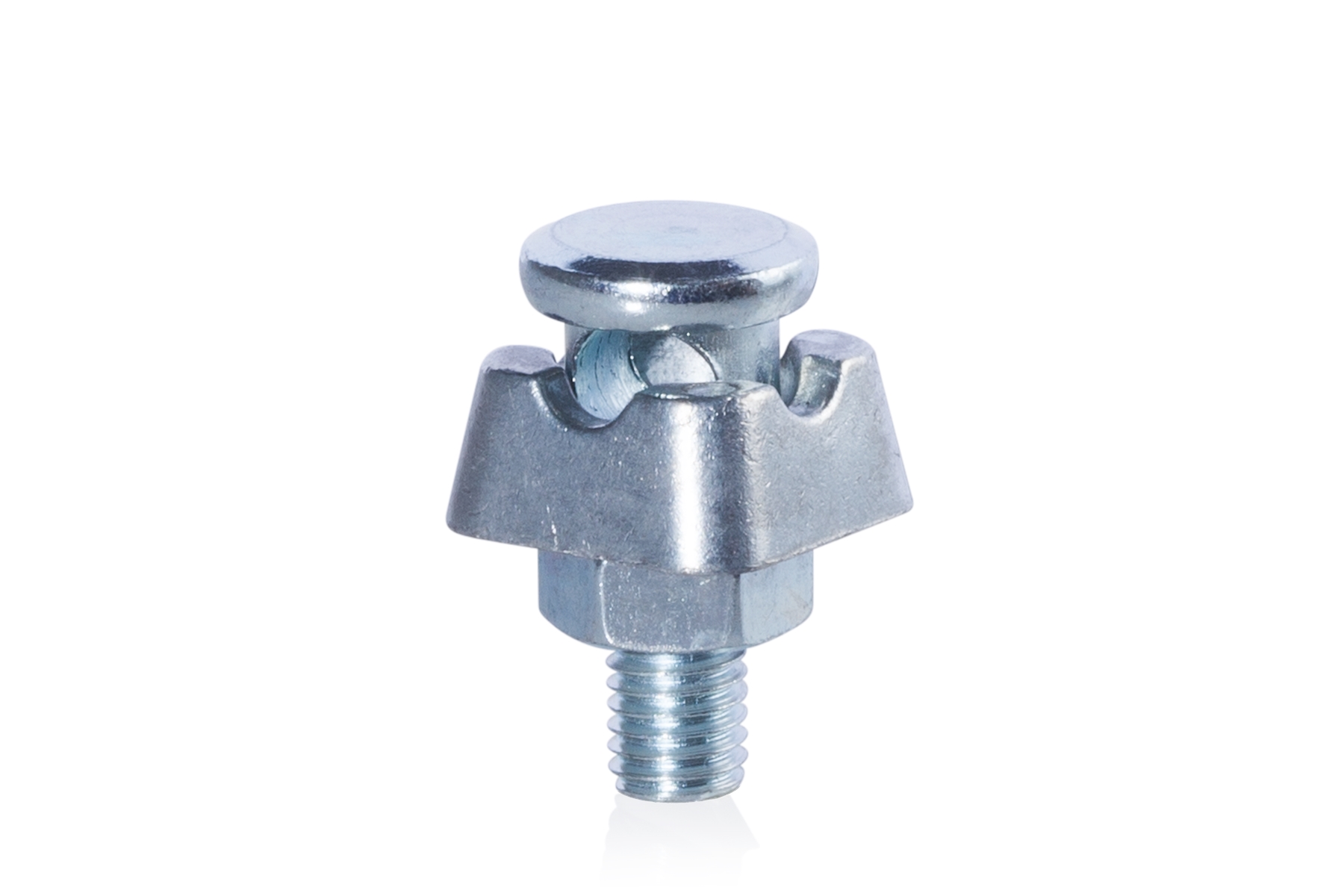 10St. F-Tronic ASK1 Anschlussklemme ASK1, f. Stab-/Kreuzerder, 1-fach, für Rundleiter Ø8-10mm 7510006