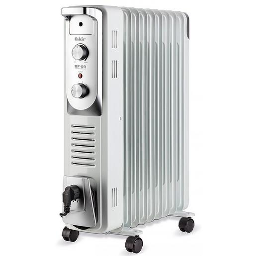 1St. FAKIR RF-09 TURBO PLUS Ölradiator RF 09 TURBO PLUS, perlgrau, 2