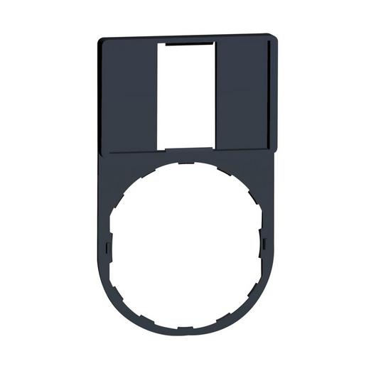 10St. Schneider Electric ZBZ33 Schildträger 30 x50mm o. Schild, für Ø 22 Geräte m. rundem Frontelement