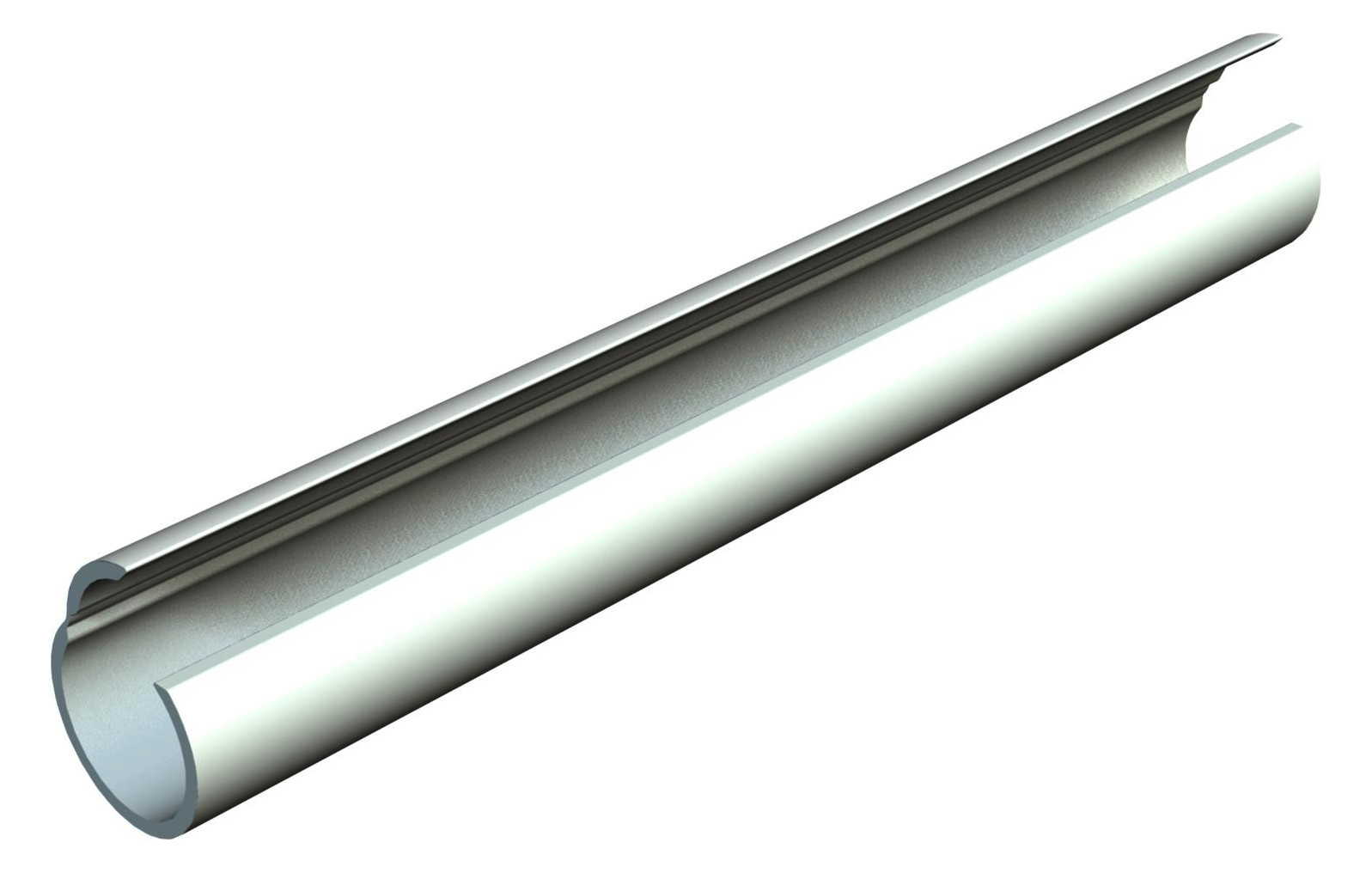 2m OBO Bettermann 2153920 Quick-Pipe M25, PVC, lichtgrau, RAL 7035 2953 M25 LGR