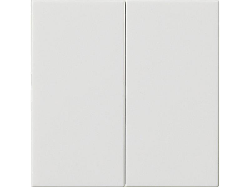 1St. Gira 536203 S3000 Bedienaufsatz 2fach System 55 Reinweiß glänzend