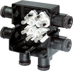 1St. Cooper Crouse Hinds GHG7910201R0001 Ex-e Abzweigdose 79102, 6 x M25 bis 6 Klemmen, VPE=1 Preis per Stück GHG 791 02