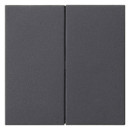 1St. Gira 537028 Wippe 2f unbedruckt System 55 Anthrazit