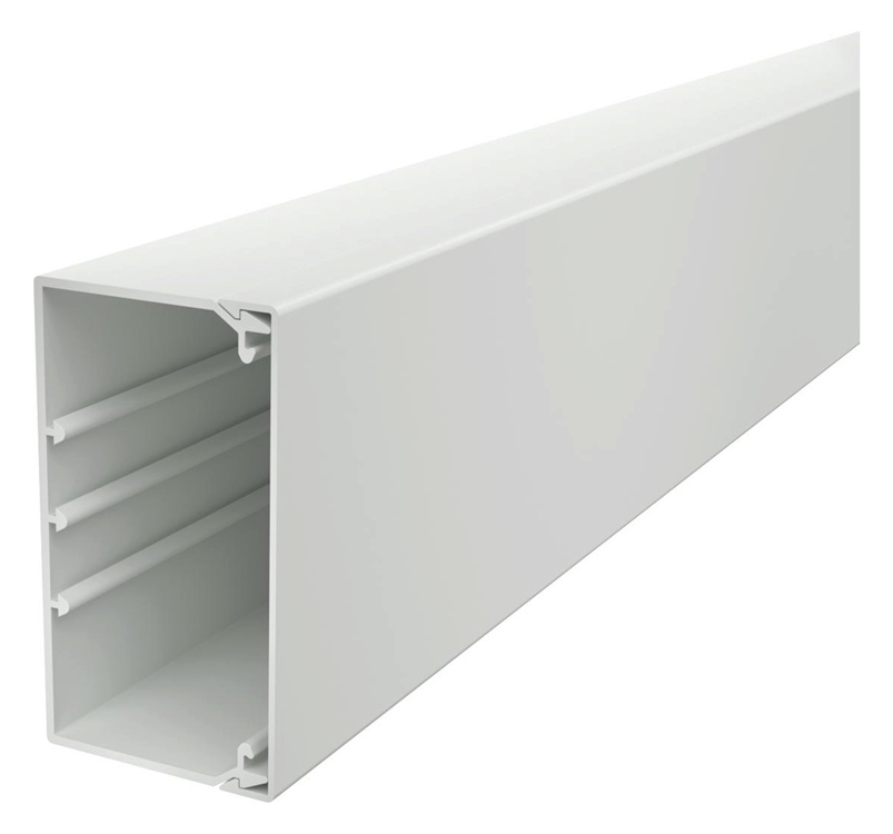 2m OBO Bettermann WDK60110LGR Wand- und Deckenkanal mit Bodenlochung 6