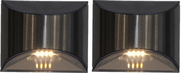 1St. STAR TRADING 481-75 481-75 Solar Wandl.Wally 2er Set Silber