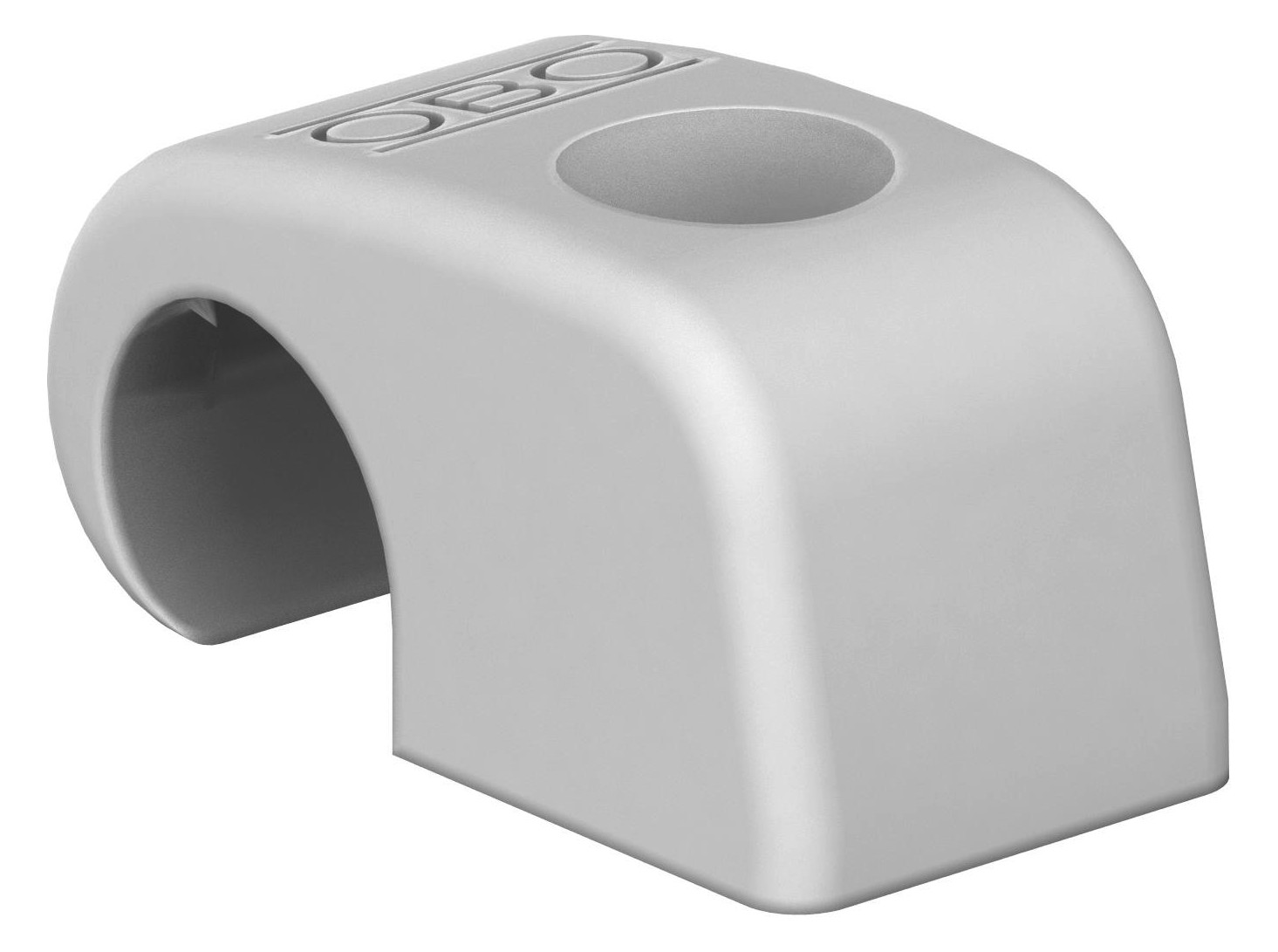 100St. OBO Bettermann 4039 Haft-Clip ohne Nagel 4-7mm, PP, lichtgra