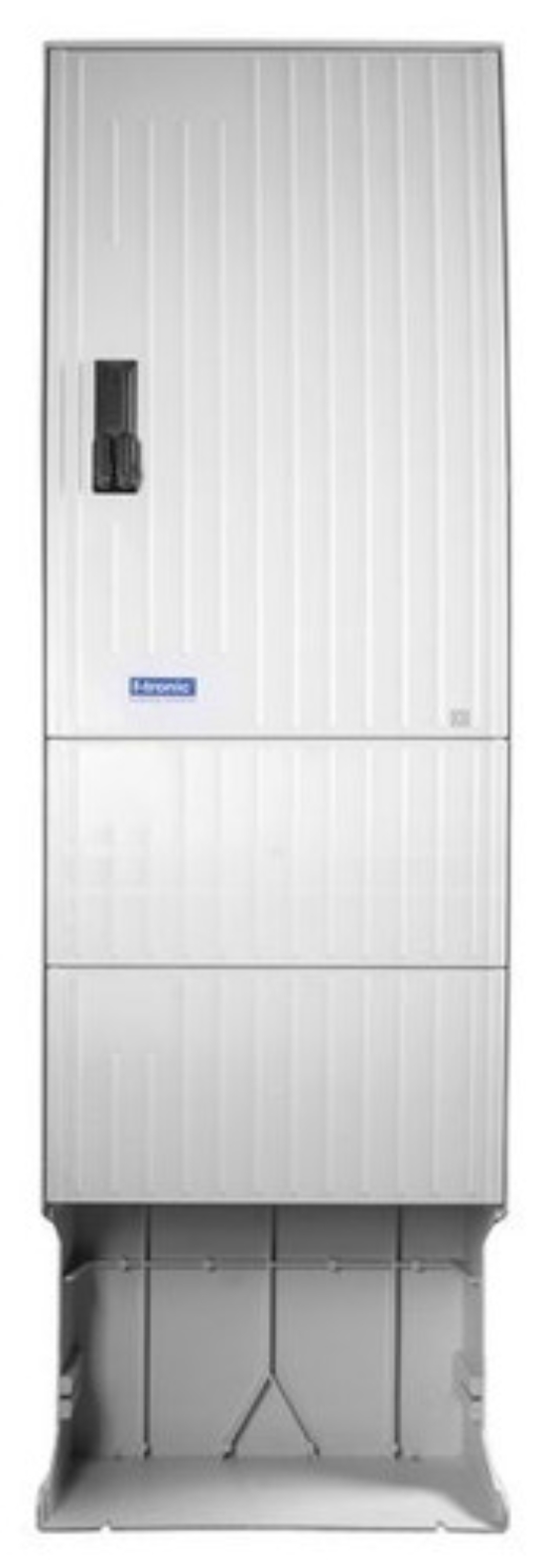 1St. F-Tronic ZSA202-2-eHZ-APZ-HAK Zähleranschlusssäule 2-feldrig, H=2010mm, 2-eHZ, ohne Haube, ZSA202-2-2eHZ-APZ-HAK-HO 7160113