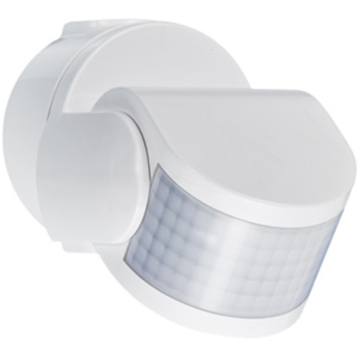 1St. Bewegungsmelder 200 Weiss fernbedienbar mit Unterkriechschutz