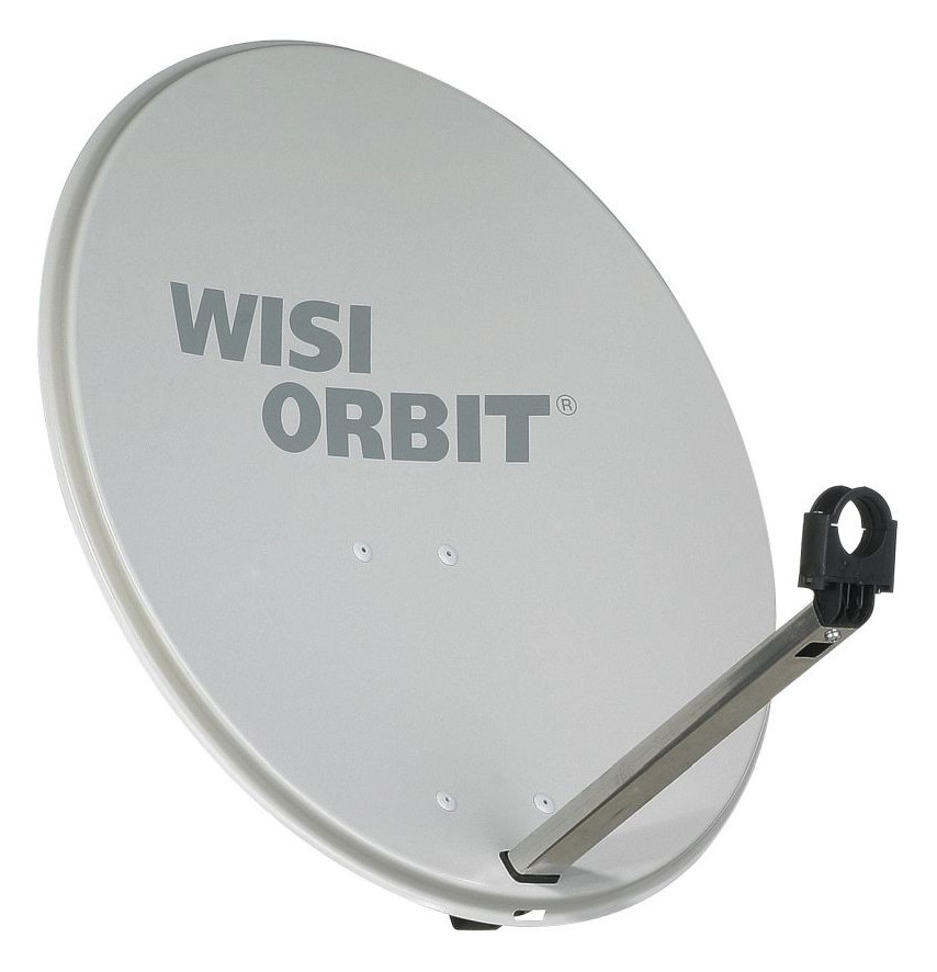 1St. Wisi Sat-Offsetantenne 60cm OA36G Aluminium lichtgrau