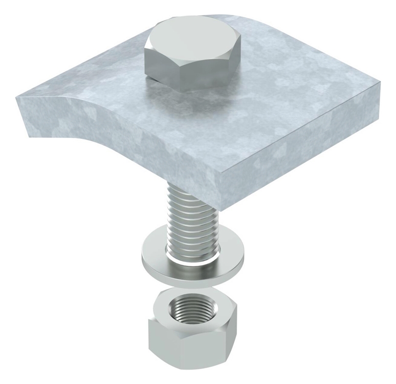 1St. OBO Bettermann 6355226 Klemmwinkel mit Sechskantschraube