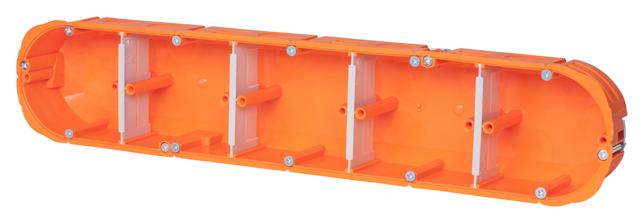 5St. F-Tronic HW50F HW Gerätedose massiv HW50F, 5-fach, 5x Ø 68mm, t=45mm 7350156