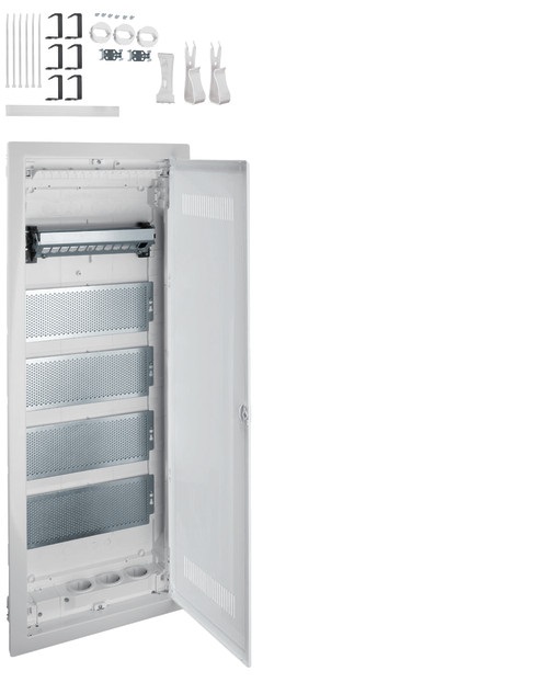 1St. Hager VU60WWH Multimedia volta UPV 5-reihig mit geschlitzter Kunststofftür 1St. Hager VU60WWH Multimedia volta UPV 5-reihig mit geschlitzter Kunststofftür