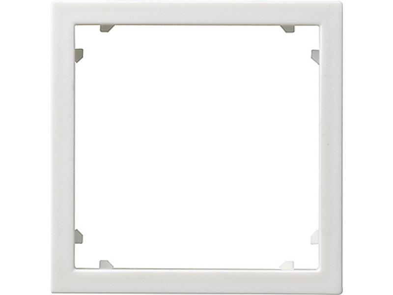 1St. Gira 028303 Adapterrahmen 45x45 quadratisch System 55 Reinweiß glänzend