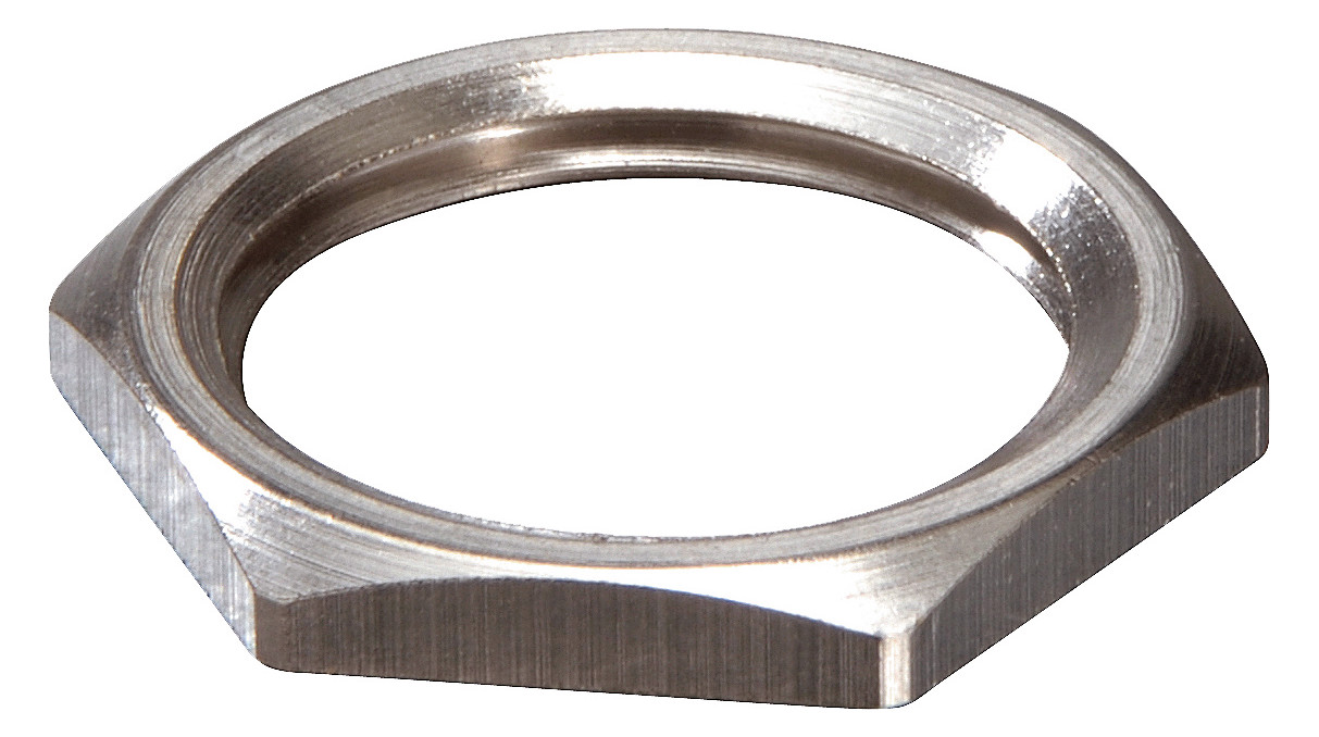 100St. Wiska 10063141 Sechskantmutter metrisch Messing vernickelt, EMMU 12 EMMU 12