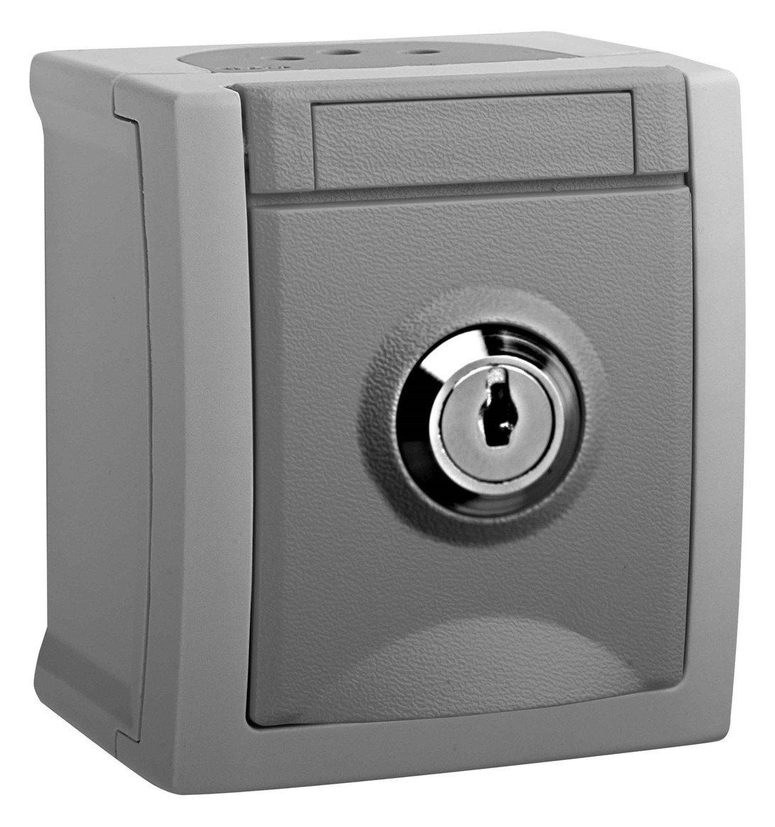 1St. HHG 90591041-DE Pacific Steckdose abschließbar FR-AP IP