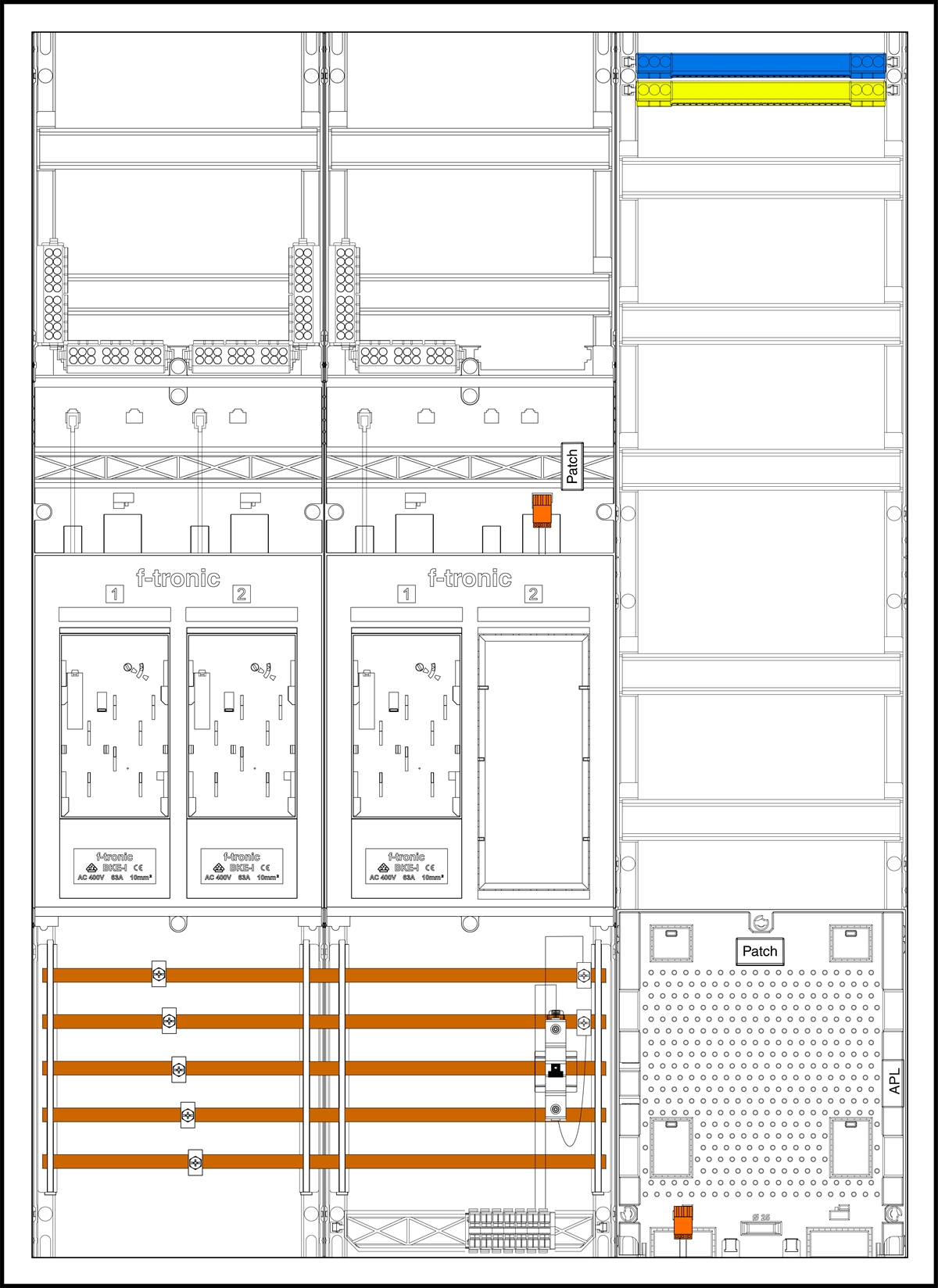 1St. F-Tronic EHZ733APZB10 EHZ733APZB10, 3 ZP, DS, 1 R, 1 VAPZ inkl. APL, SPVGB10, 2 PPV, 1 PL150 7195855