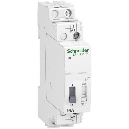 1St. Schneider Electric A9C30811 Fernschalter iTL, 1P, 1S, 16A, Spule 110VDC, 230-240VAC 50/60Hz
