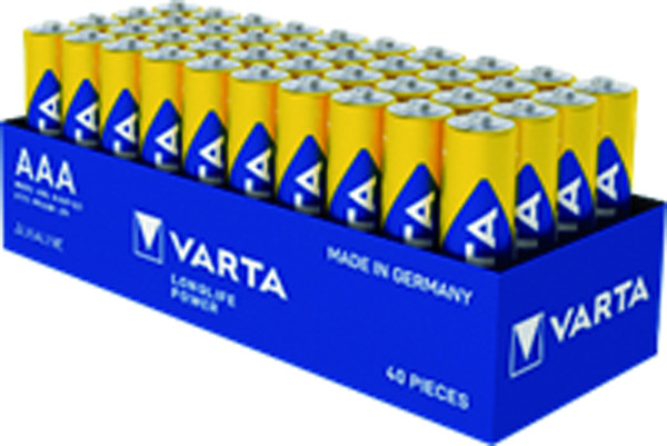 1St. Varta 4903 LONGLIFE POWER 4903 Longlife Power Micro AAA Tr.Folie 4 1St. Varta 4903 LONGLIFE POWER 4903 Longlife Power Micro AAA Tr.Folie 4