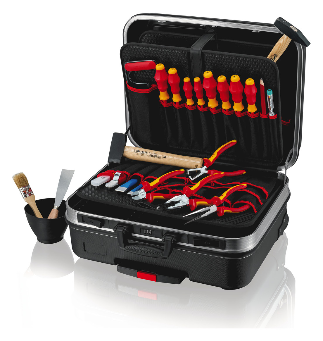 1St. Knipex 0308423 Werkzeugkoffer BIG Basic Move Elektro 00 21 06 HL S 1St. Knipex 0308423 Werkzeugkoffer BIG Basic Move Elektro 00 21 06 HL S