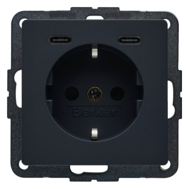 1St. Berker 48156086 Steckdose SCHUKO/USB CC 20W PD Q.x