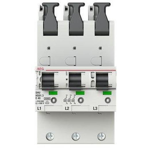 1St. AEG SHS-Schalter 40A HS91.3E40SAV ** E-Char. 25kA 3x1polig