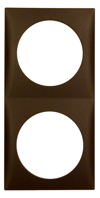 1St. Berker 918262511 Rahmen 2fach Integro Flow Braun matt