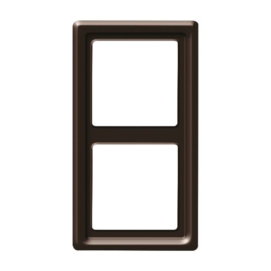 1St. Busch-Jaeger 2102-31 2-fach Rahmen Allwetter 44 (IP 44) Braun