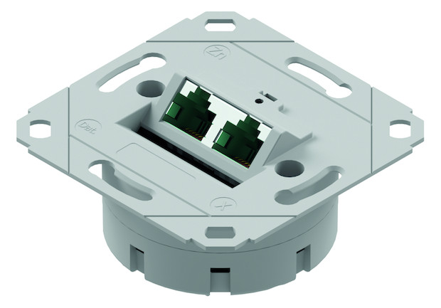 1St. Protec.Net PNDD6A2 Design LSA Datendose Cat.6a 2-f