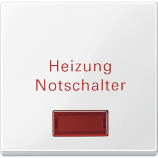 1St. Merten 432919 Wippe für Heizungs-Notschalter, polarweiß glänzend, System M