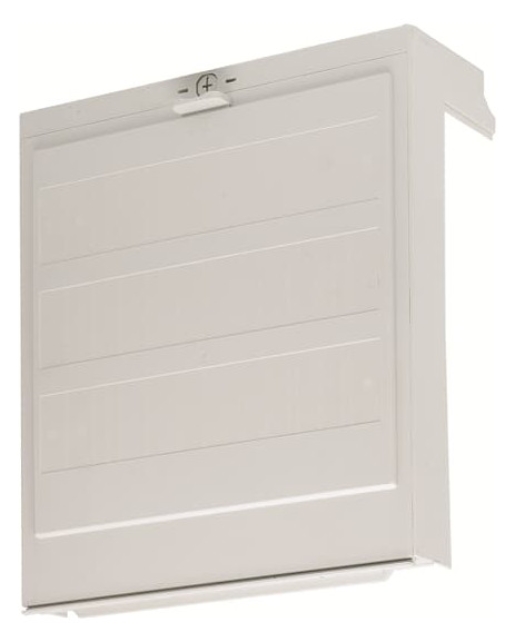 1St. Striebel & John ZG104 Abdeckung 300x250 Z-Feld, geschlossen plombierbar, unteren Anschlussraum lichtgrau 2CPX039175R9999