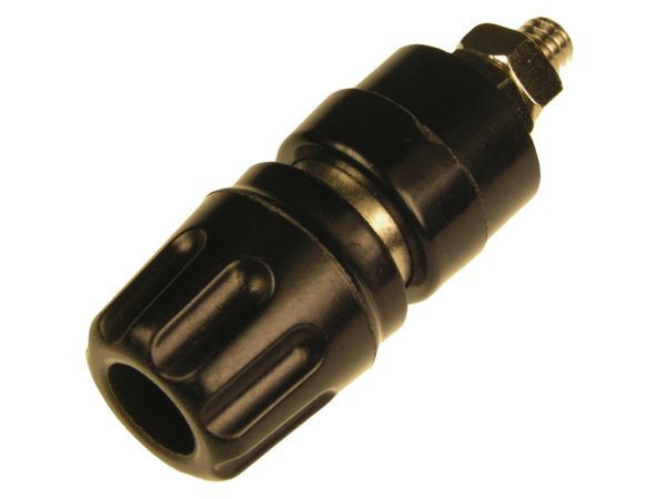 1St. Hirschmann PKI 10 A SCHWARZ/BLA POLKLEMME M. ISOLIERKOPF