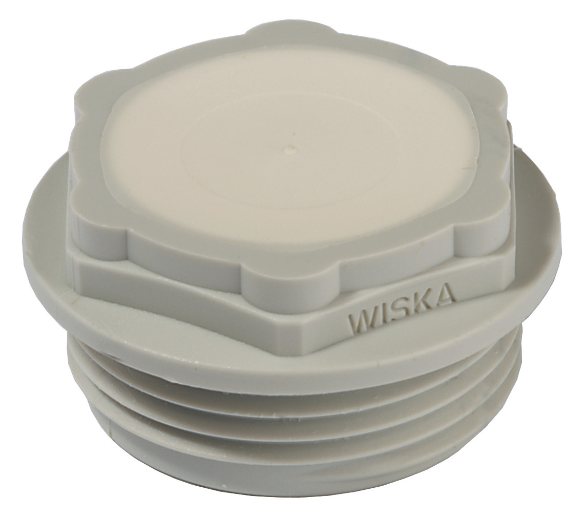 1St. Wiska 10062569 Membran-Kunststoffkabeleinführung M25 RAL 7035 EMS 25