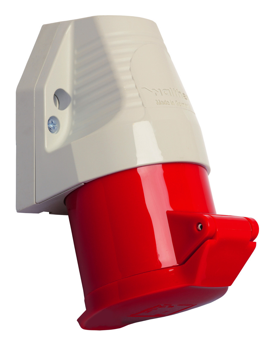 1St. Walther 130 CEE Wandsteckdose 5x 32A IP44 rot 1St. Walther 130 CEE Wandsteckdose 5x 32A IP44 rot