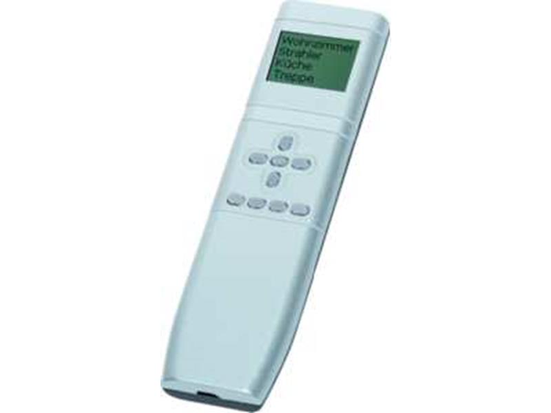 1St. Eltako FFD-al/anso Funk-Fernbedienung mit Display Oberseite alu lackiert, Unterseite Anthrazit-Soft- Lackierung 300