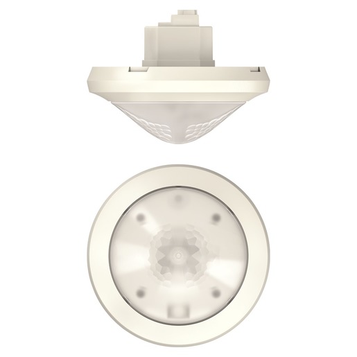 1St. Theben 2019300 KNX-Präsenzmelder für Lagergassen und Korridore, Licht u. HKL, Weiss thePassa P360 KNX UP WH