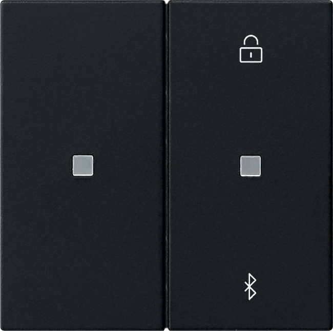 1St. Gira 5381005 S3000 System 3000 Jalousie- und Schaltuhr BT, Schwarz matt