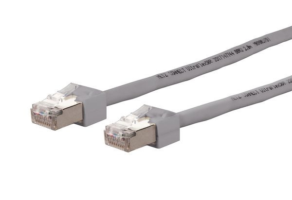 1St. Metz Patchkabel Cat.6 13084V1033-E Ultraflex500 VoIP AWG 26 1m grau
