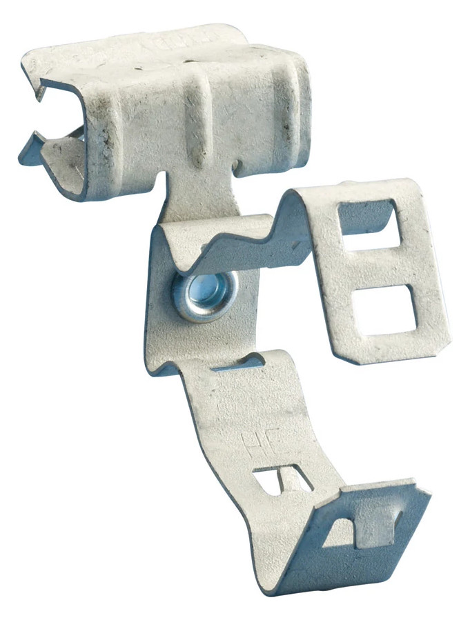 1St. nVent CADDY 160070 H-MSM Flanschklipp mit Kabelschutzrohr/Rohr Schelle, seitliche Montage, Federsta 812M912SM