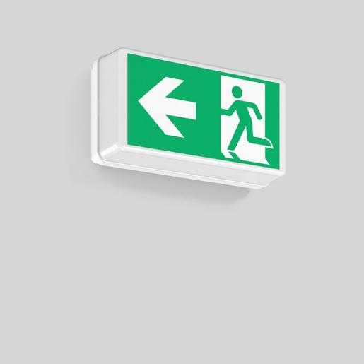 1St. RZB 672517.002 GSUN 3, Weiss Wandleuchten, L 241 B 126 H