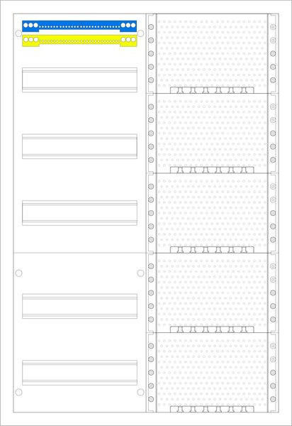 1St. F-Tronic FV2-5-M1 AP Medienverteiler FV2-5-M1, 2-feldrig, 5r 7110176